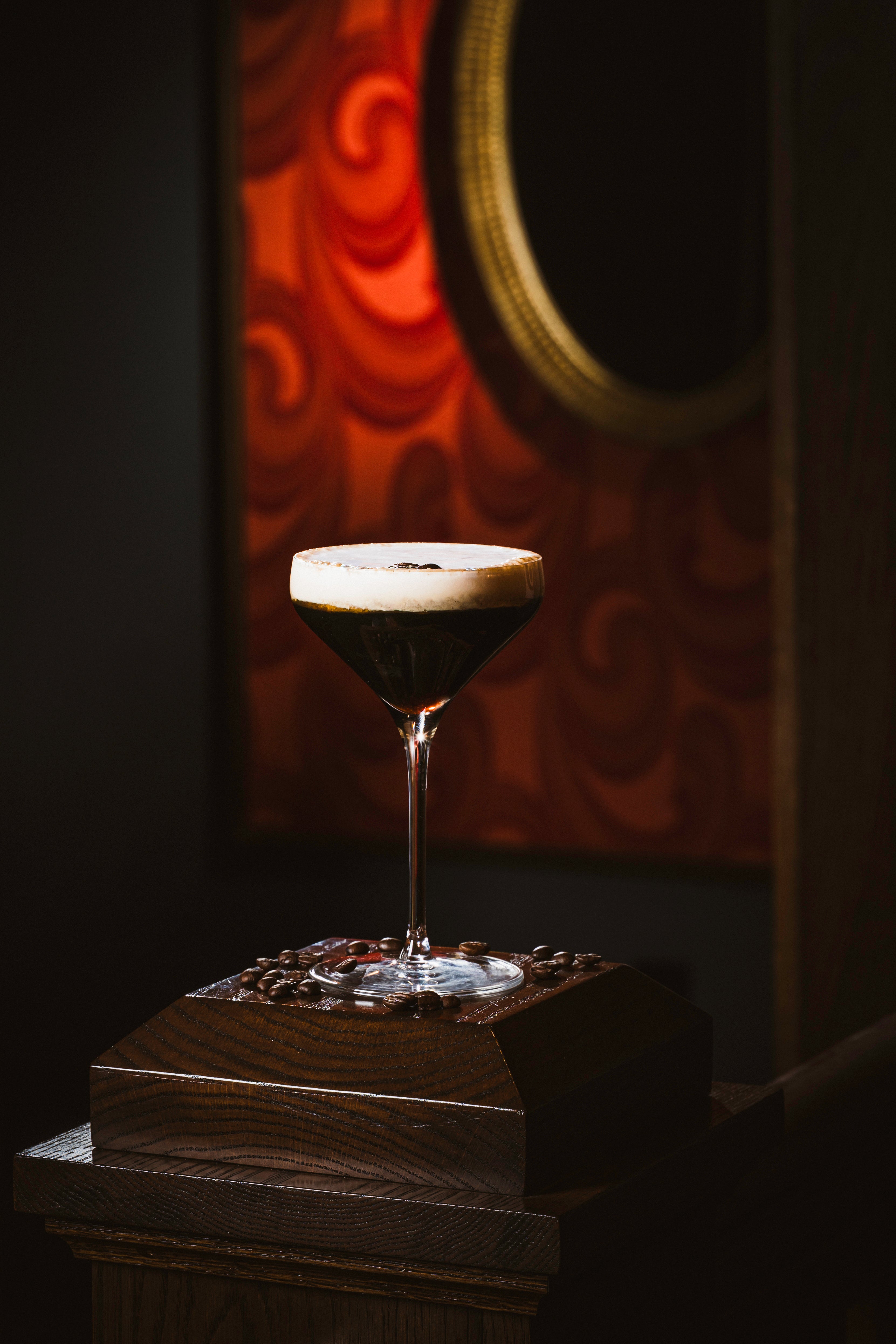 Espresso Baijiu Whiskey Martini